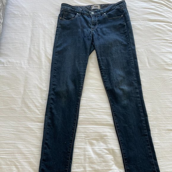 PAIGE Skyline Skinny Blue Jeans Size 29 - Picture 1 of 5